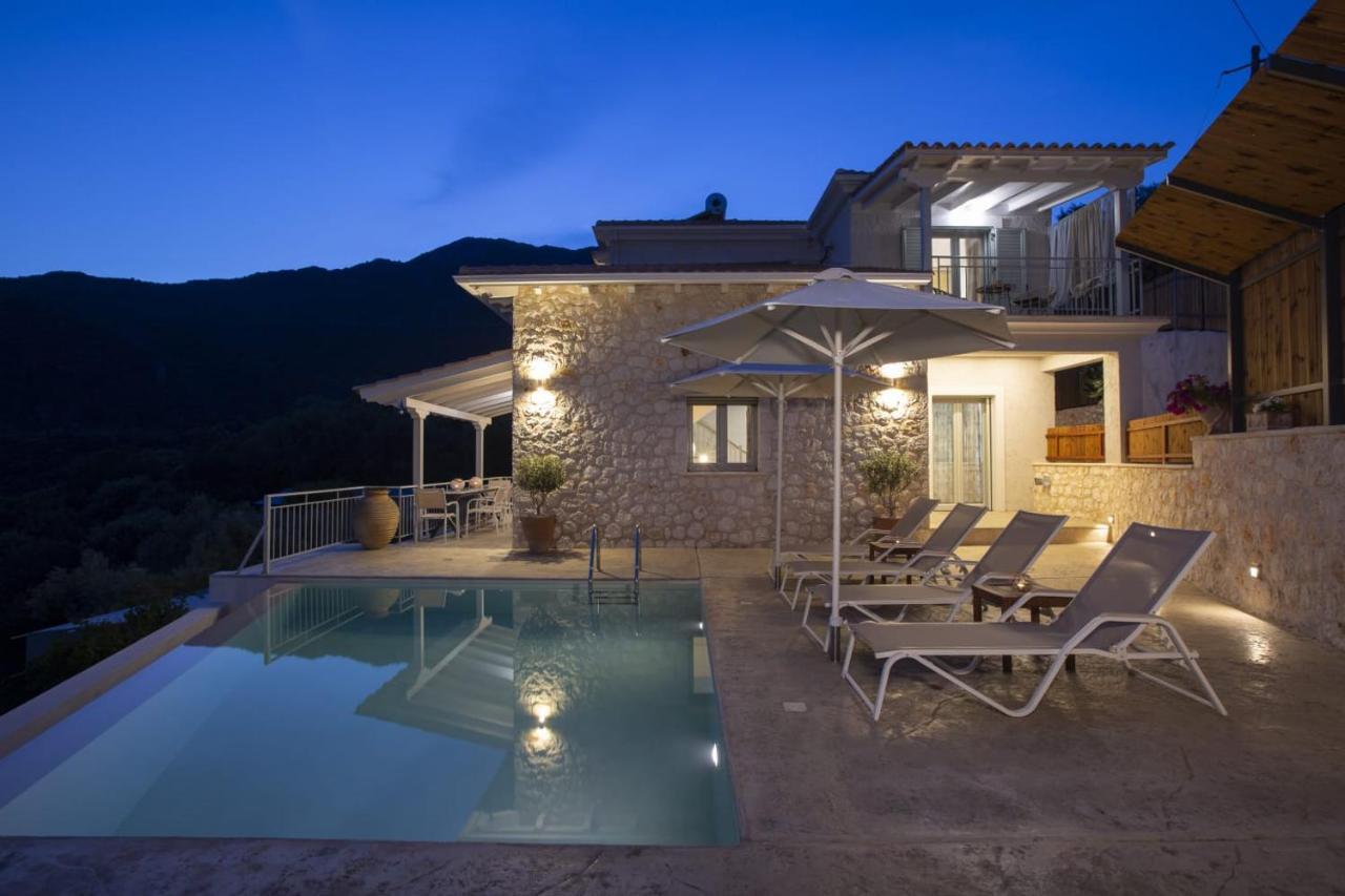 Panoutsis Villa - Sivros Lefkada Bagian luar foto
