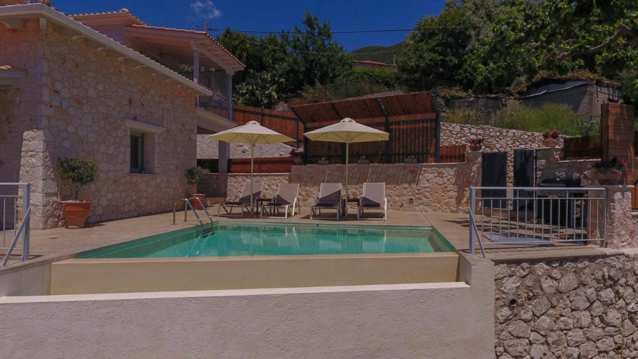 Panoutsis Villa - Sivros Lefkada Bagian luar foto